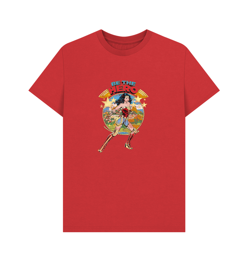 Red Printed T-shirt Front