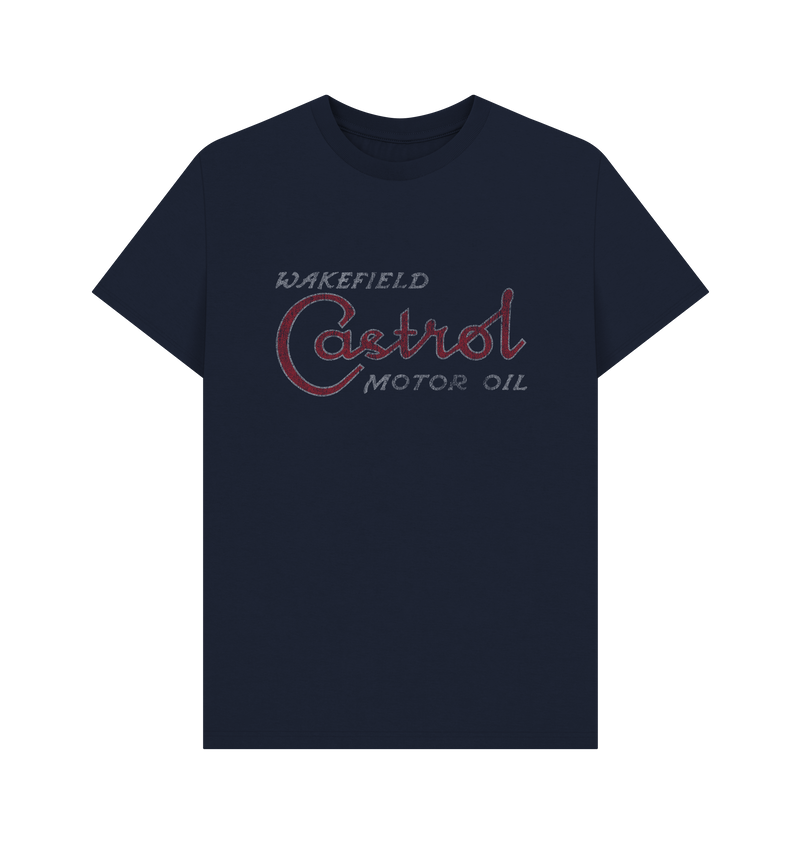 Navy Blue Printed T-shirt Front