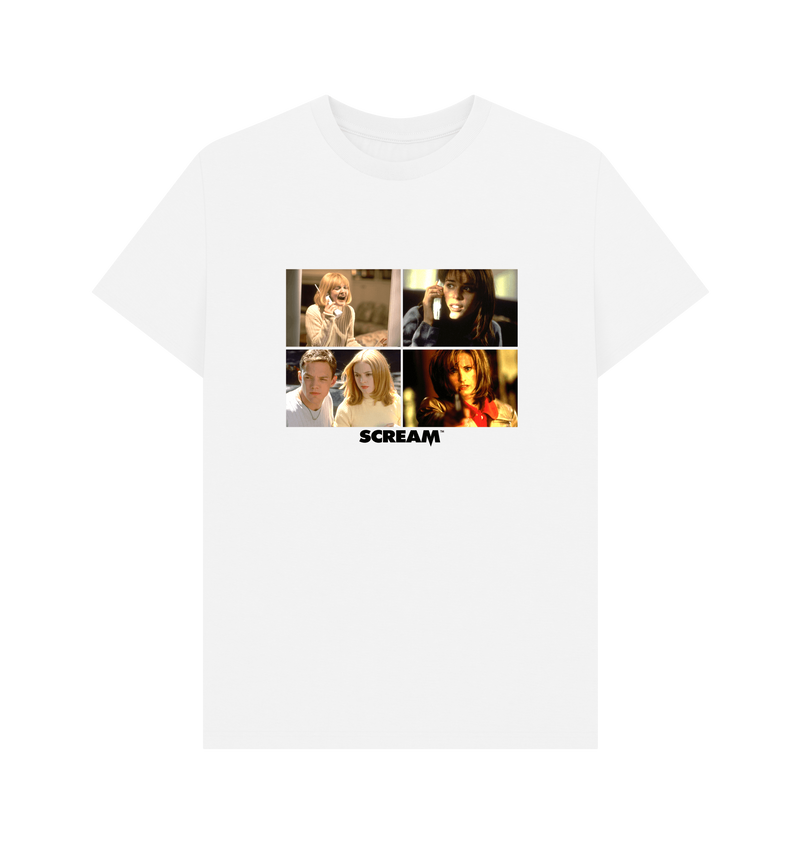 White Printed T-shirt Front