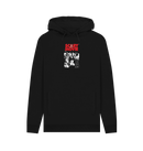 Black Printed Hoody Front