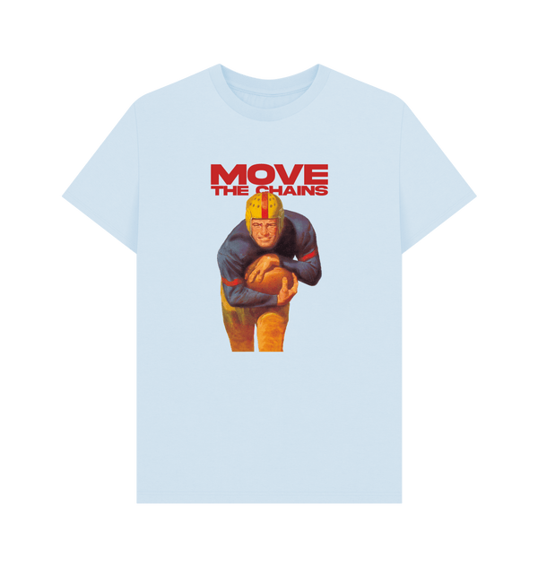 Sky Blue Printed T-shirt Front