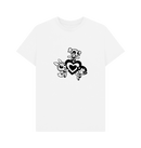 White Printed T-shirt Front