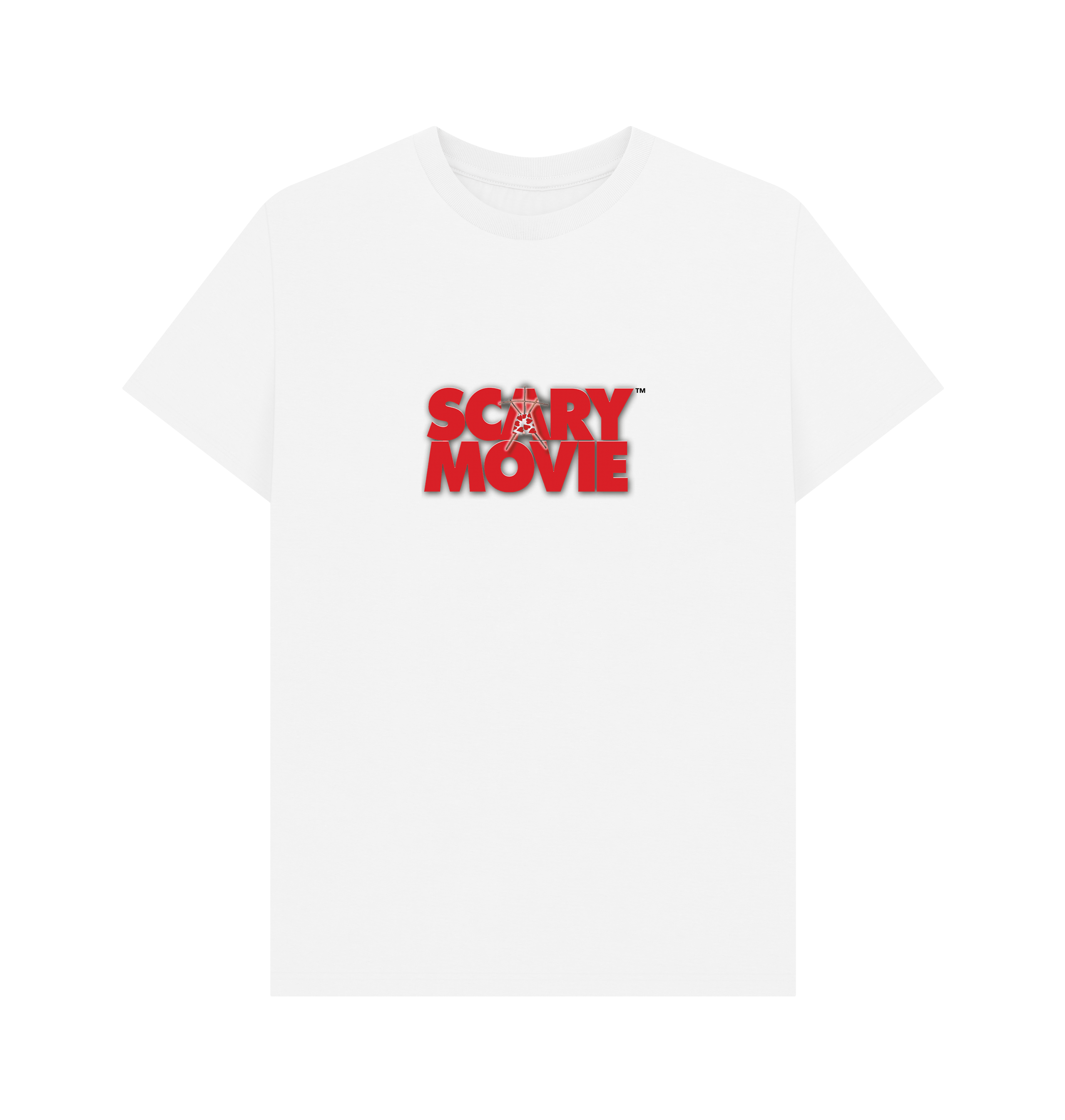 White Printed T-shirt Front