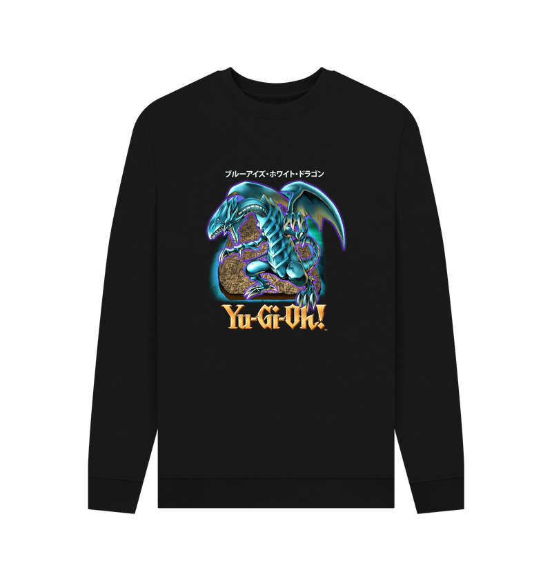 Black Printed Sweater Front