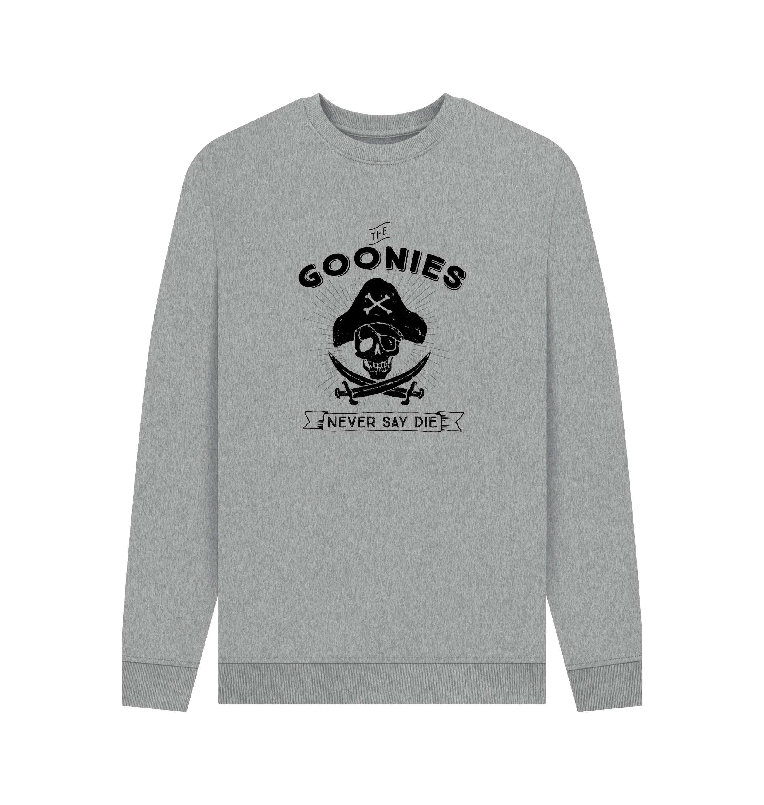 Light Heather Printed Sweater Front