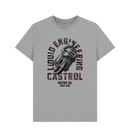 Athletic Grey Printed T-shirt Front