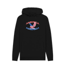 Black Printed Hoody Front