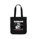 Black Printed Bag Front