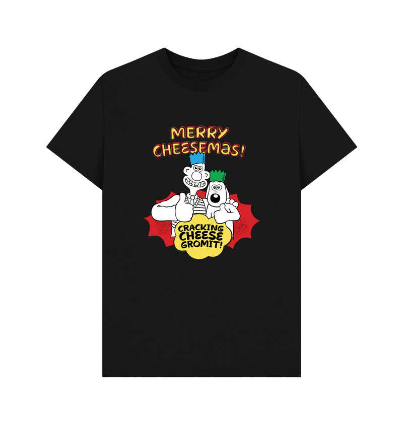 Black Printed T-shirt Front