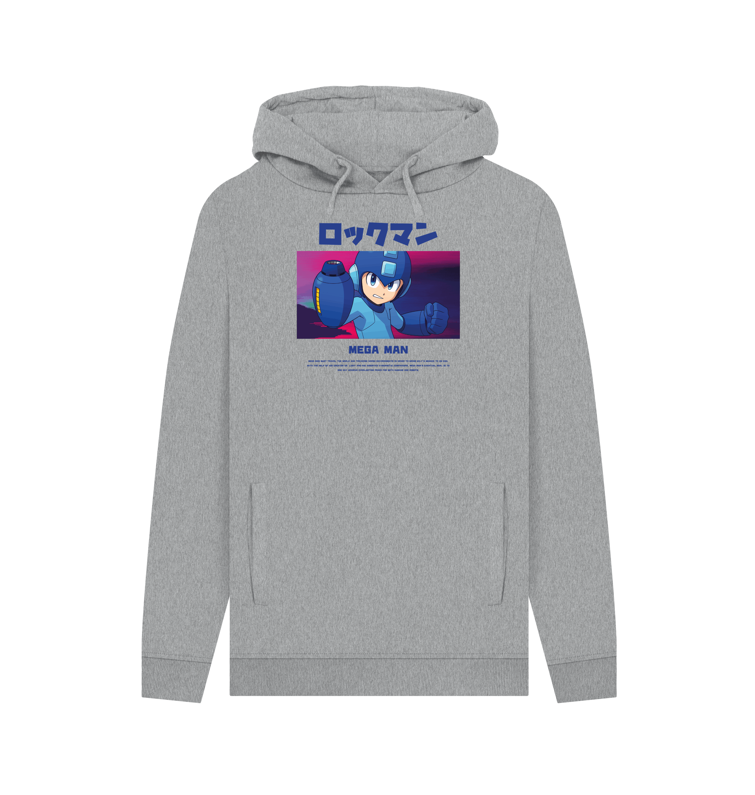 Light Heather Printed Hoody Front