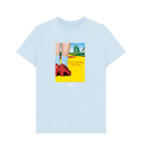 Sky Blue Printed T-shirt Front