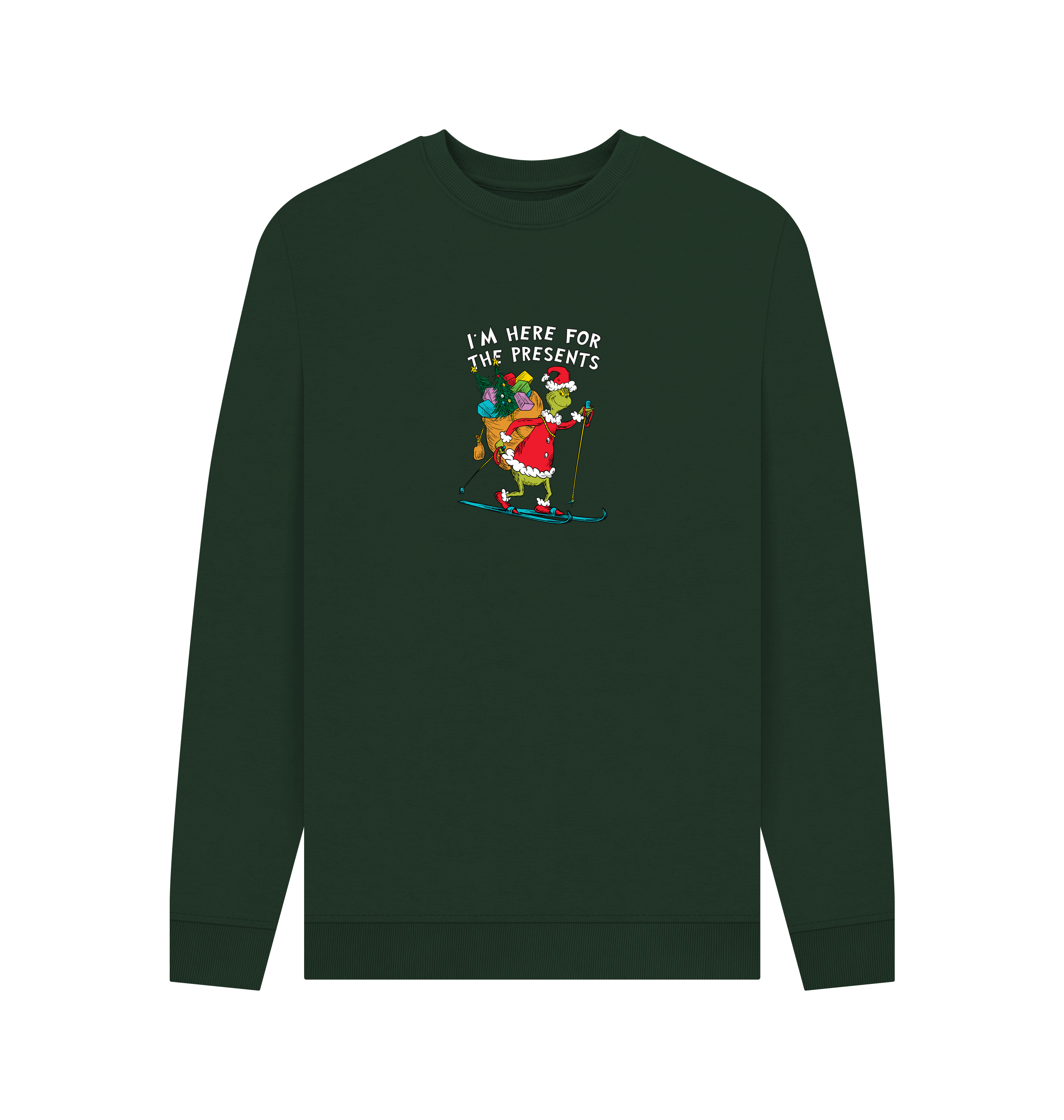 Evergreen Printed Sweater Front