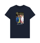 Navy Blue Printed T-shirt Front