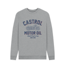 Light Heather Printed Sweater Front