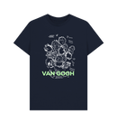 Navy Blue Printed T-shirt Front
