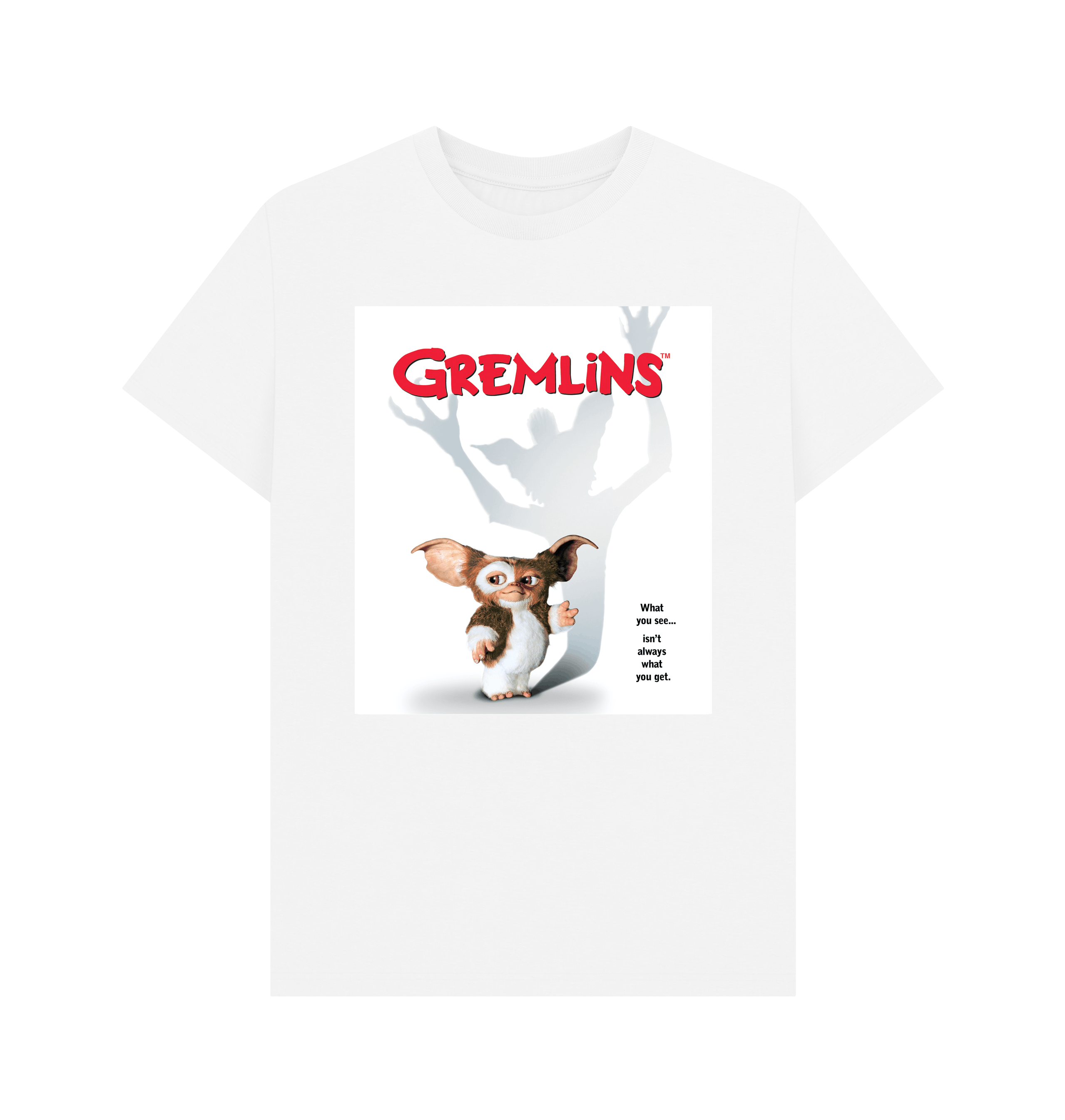 White Printed T-shirt Front