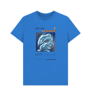 Bright Blue Printed T-shirt Front