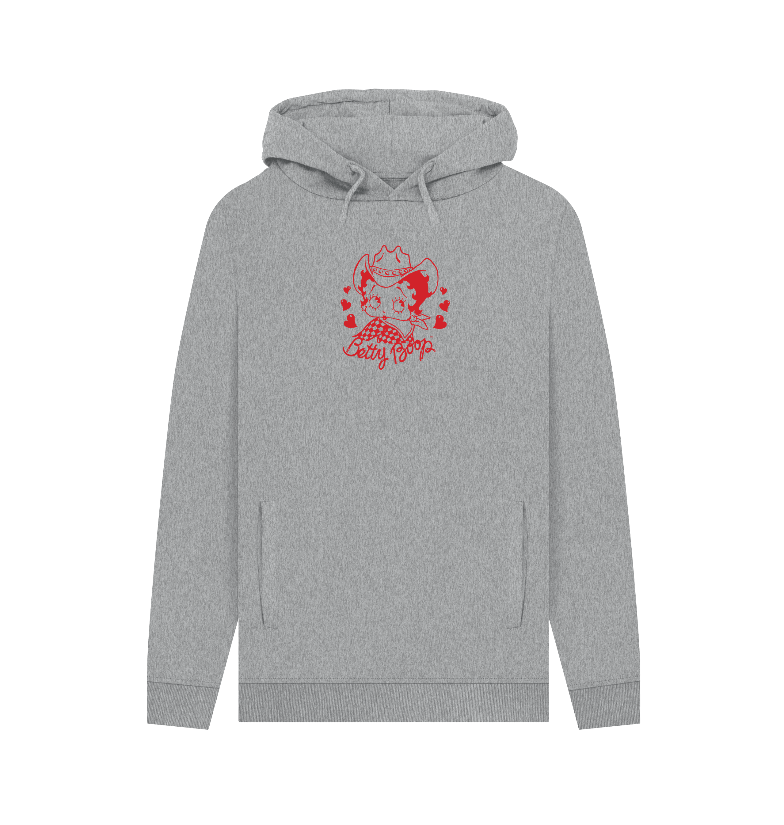 Light Heather Printed Hoody Front