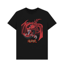 Black Printed T-shirt Front