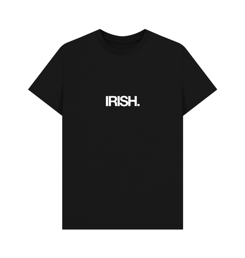Black Printed T-shirt Front
