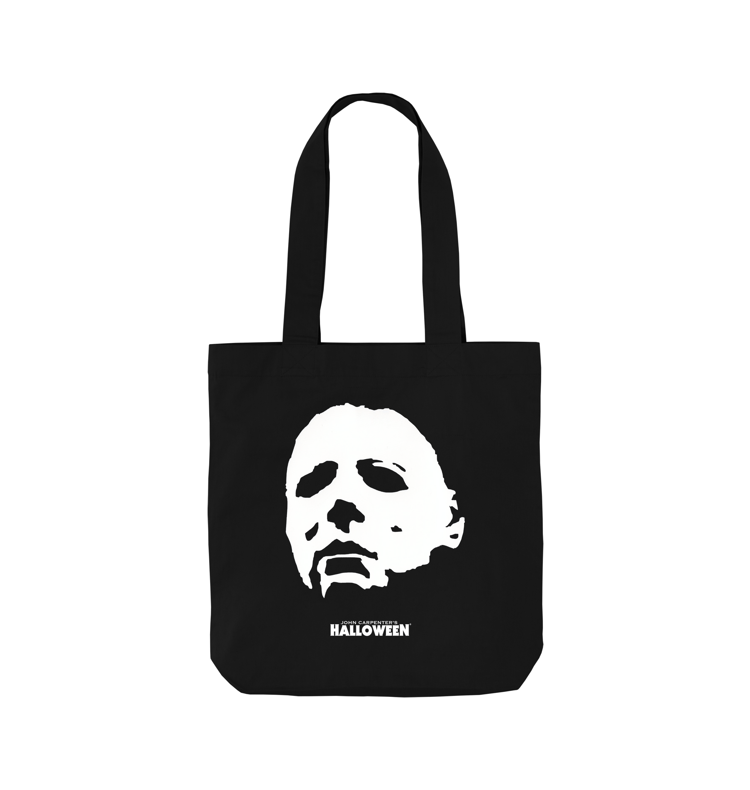 Black Printed Bag Front