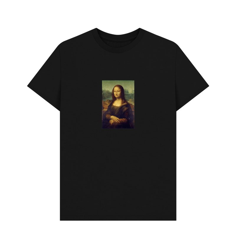 Black Printed T-shirt Front