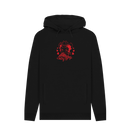 Black Printed Hoody Front