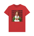 Red Printed T-shirt Front