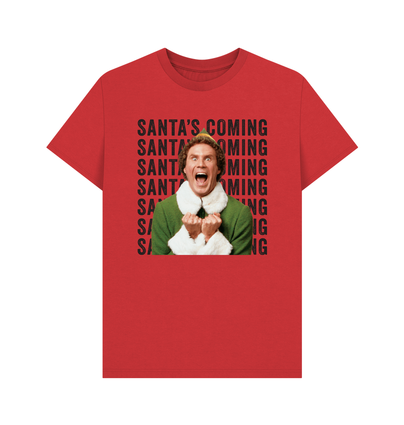 Red Printed T-shirt Front