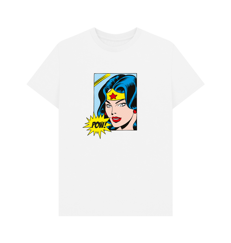 White Printed T-shirt Front