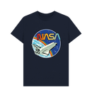 Navy Blue Printed T-shirt Front