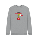 Light Heather Printed Sweater Front