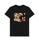 Black Printed T-shirt Front