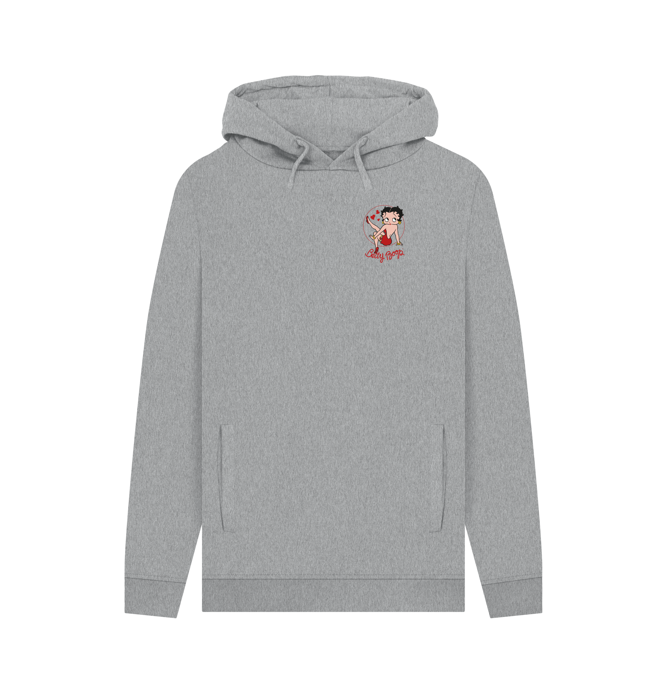 Light Heather Printed Hoody Front