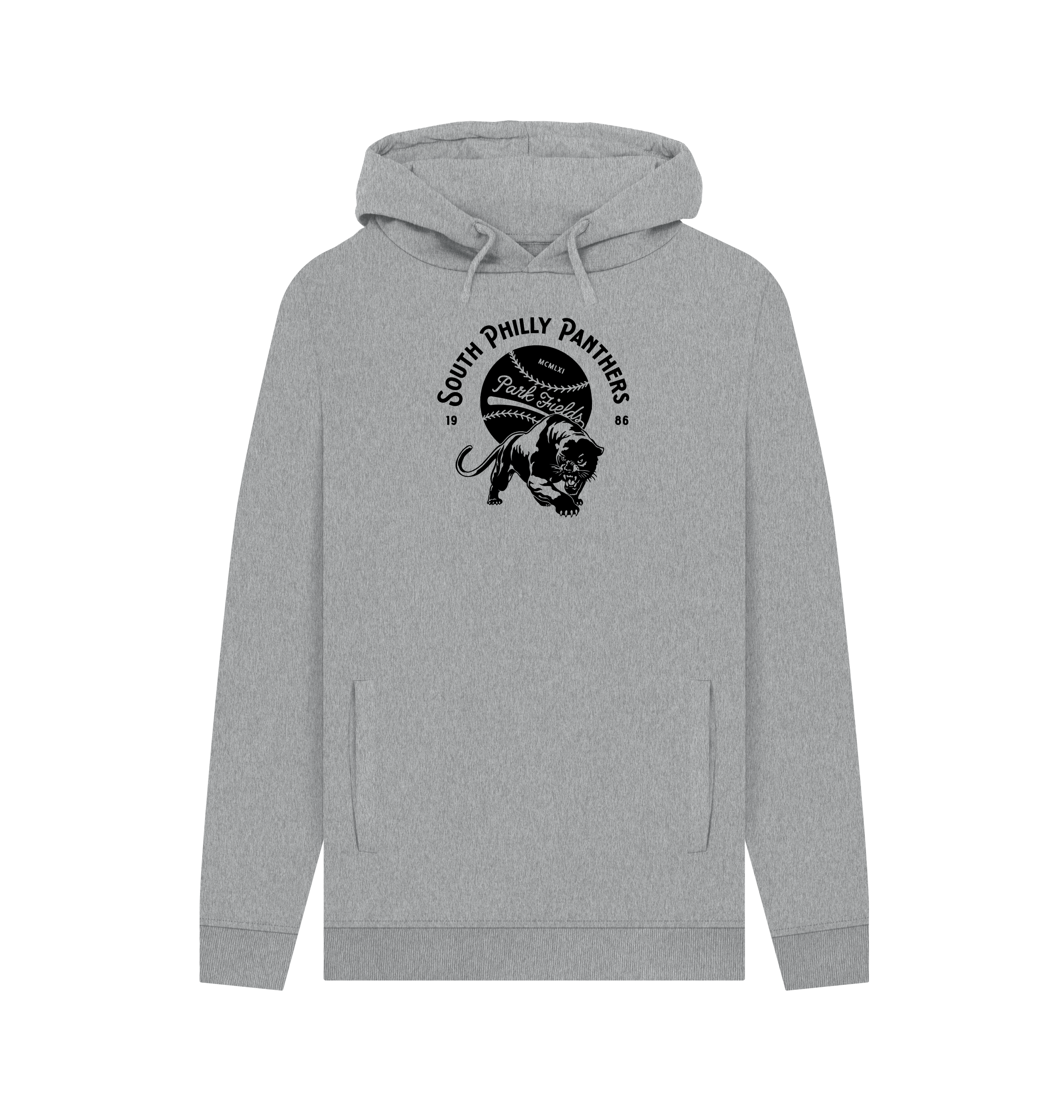 Light Heather Printed Hoody Front