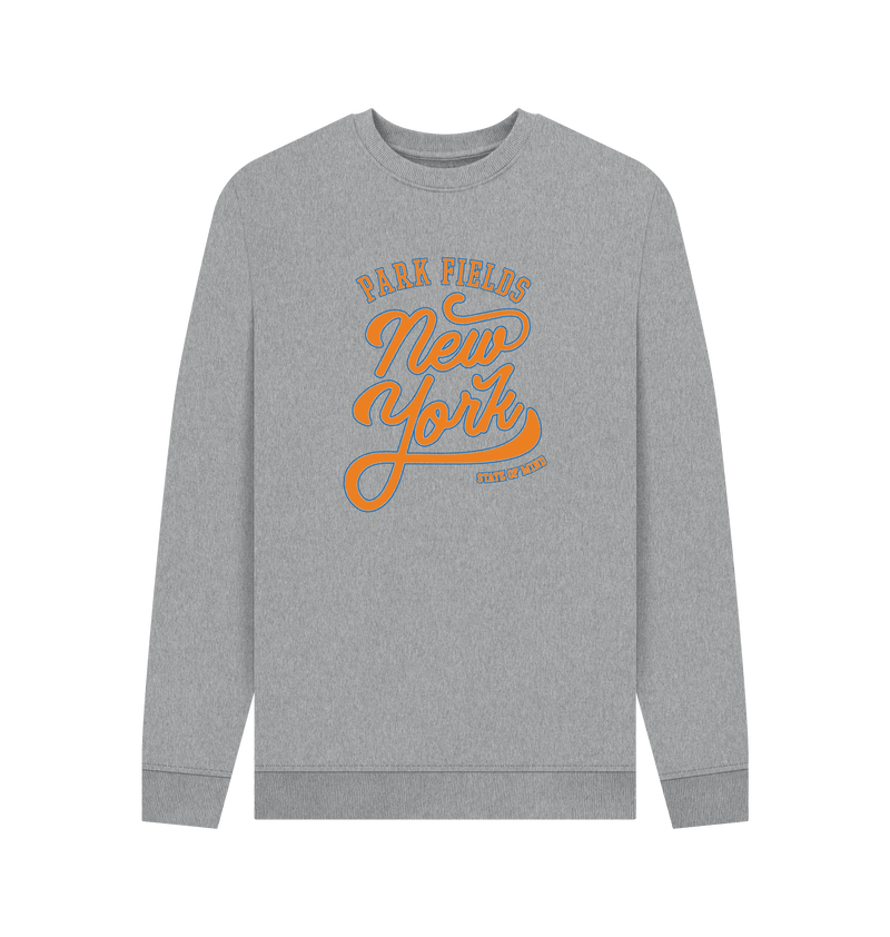Light Heather Printed Sweater Front