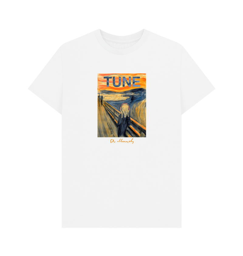 White Printed T-shirt Front