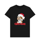 Black Printed T-shirt Front