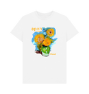 White Printed T-shirt Front