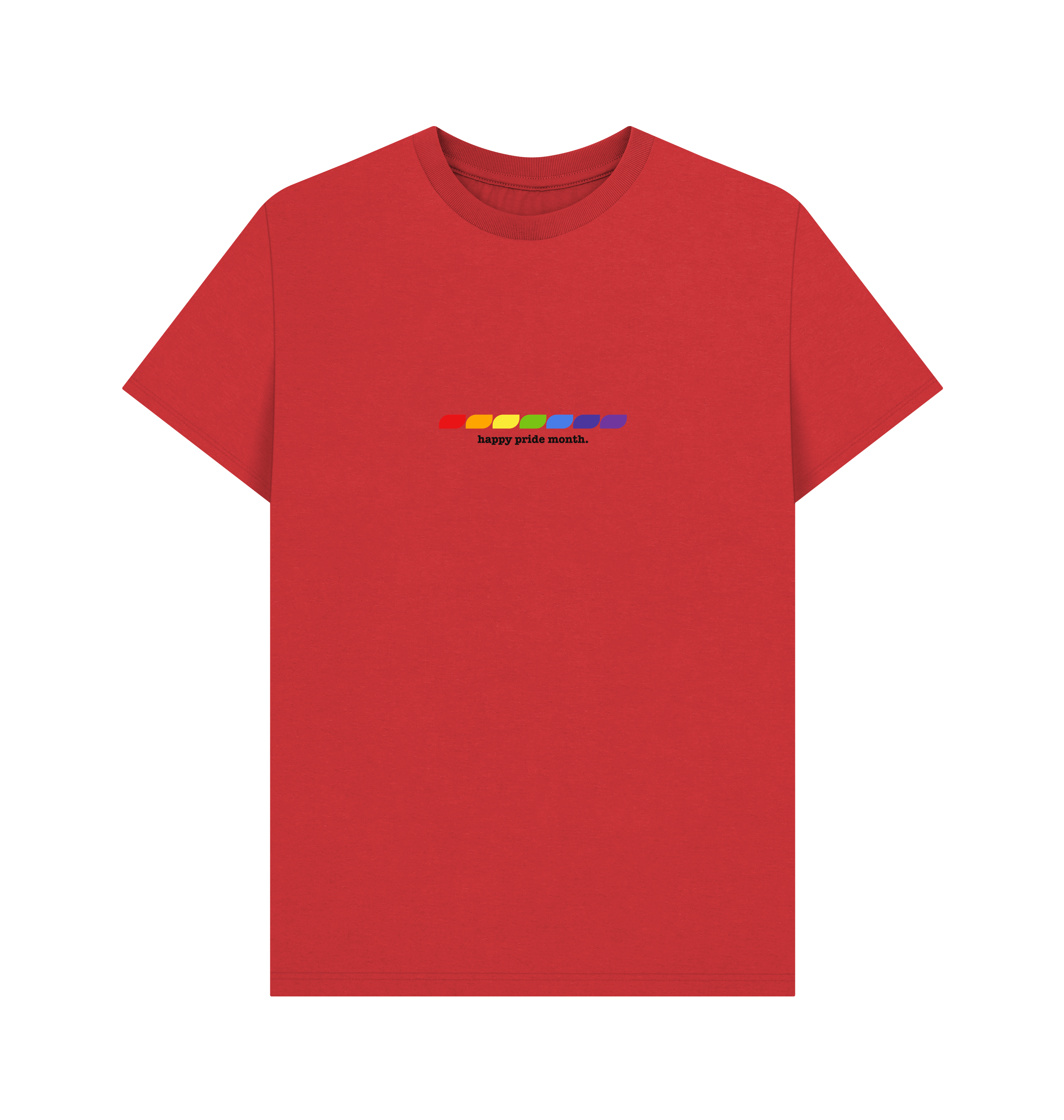 Red Printed T-shirt Front