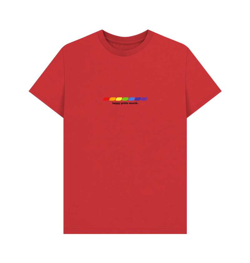 Red Printed T-shirt Front