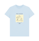Sky Blue Printed T-shirt Front
