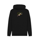 Black Printed Hoody Front