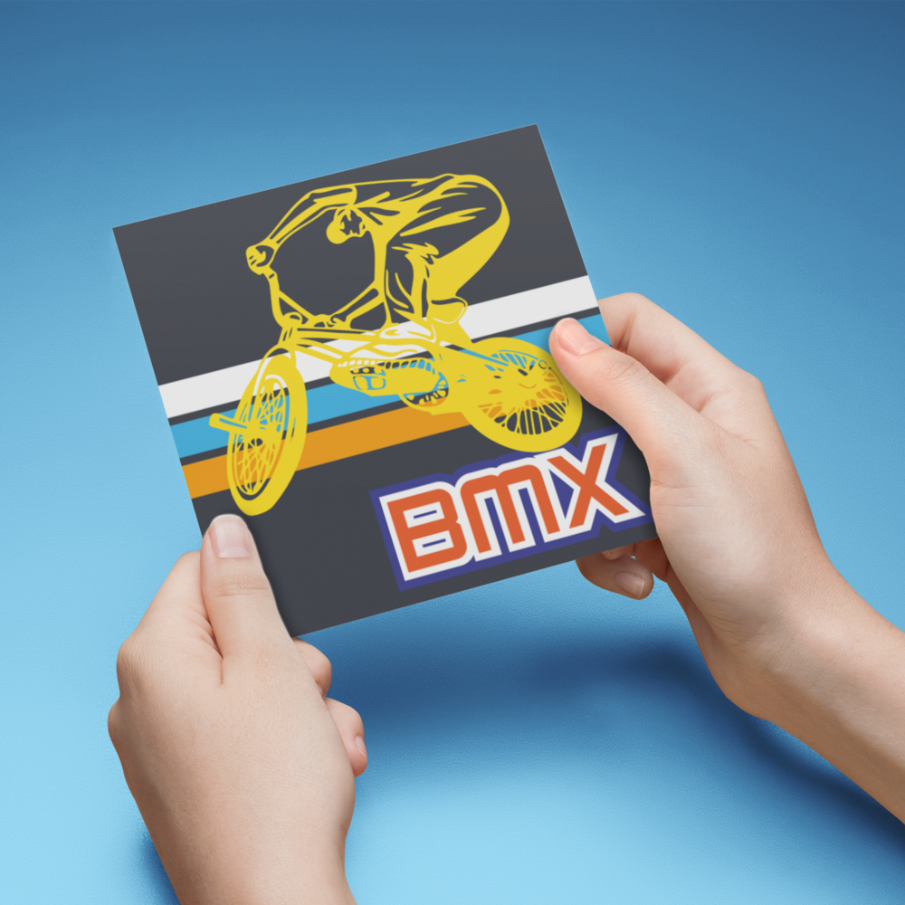 BMX Greetings Card