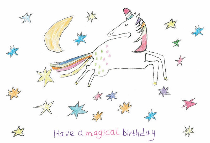 Magical Unicorn Birthday Card