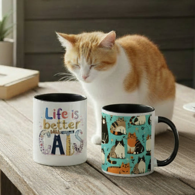 Life Is Better With Cats Mug