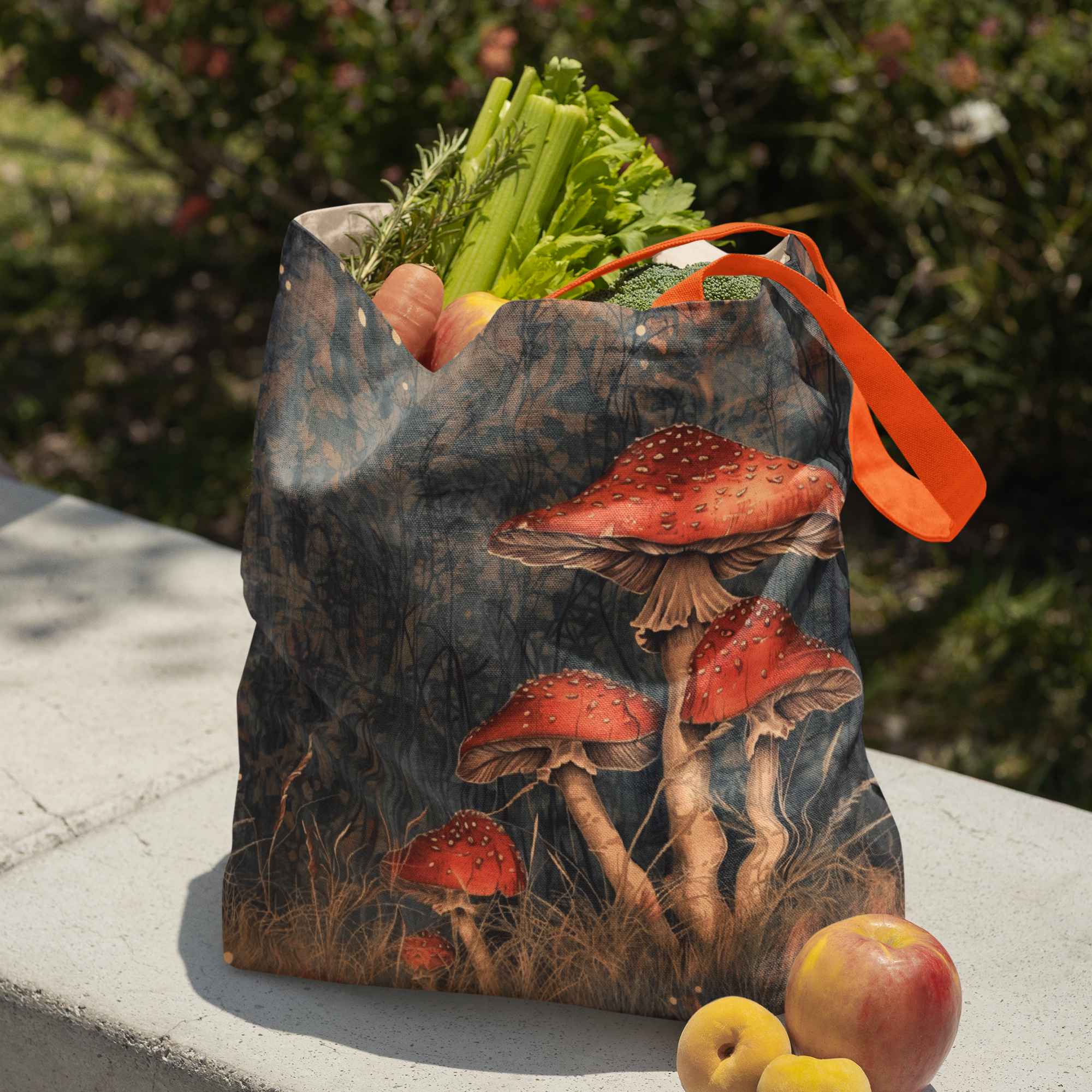 Magical Mushrooms Cotton Tote Bag