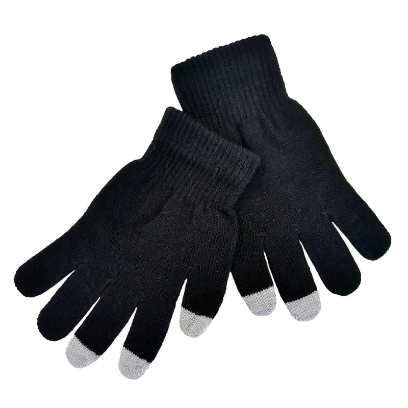 Ladies Touch Screen Gloves in Black, Purple or Pink