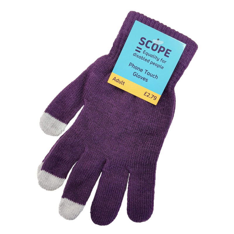 Ladies Touch Screen Gloves in Black, Purple or Pink