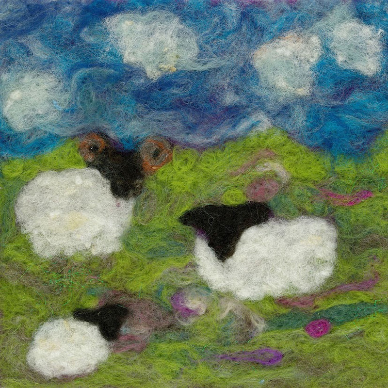 Family of Sheep Greeting Card